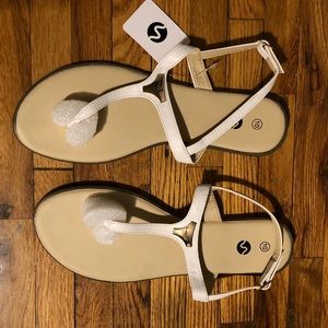 White Sandals